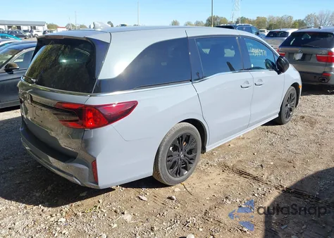 2025 Honda Odyssey Sport-L from USA, damaged, VIN 5FNRL6H75SB051310